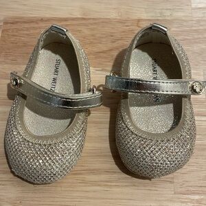 Stuart Weitzman Gold Baby Shoes - Size 1